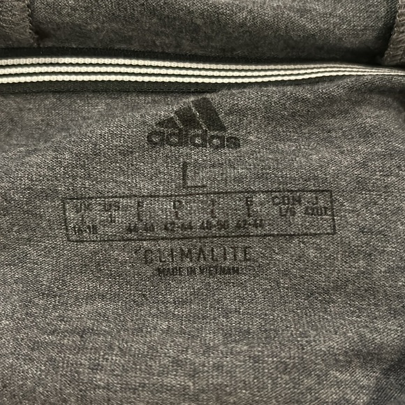 EUC adidas Women’s Transition Lightweight Hoodie Workout Gym Size L Heather Gray - Picture 6 of 6